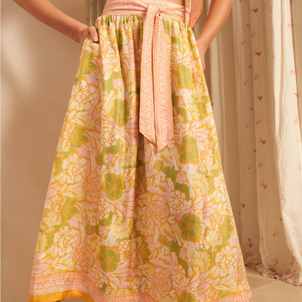 Hannah Art Wear Silk Carmen Skirt NWT